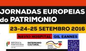 Navio Gil Eannes integra as “Jornadas Europeias do Património 2016” 